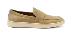 SLIP-ON IN SUEDE 24D4 AVENA PANNA
